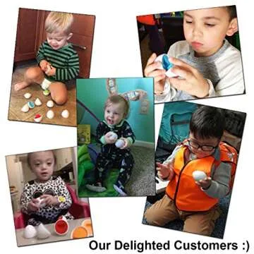 Skoolzy Matching Eggs - Fun Learning Toy for Toddlers