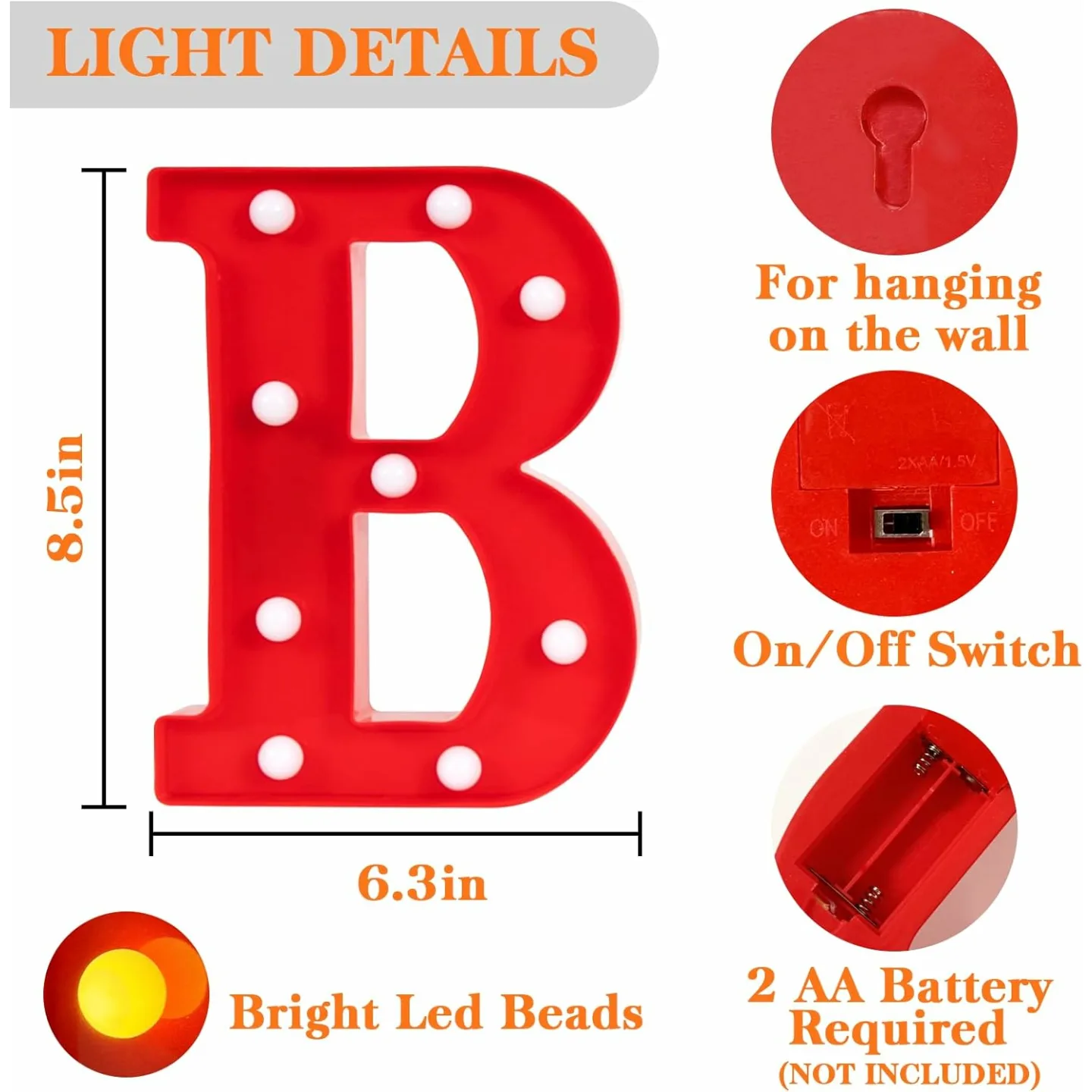 DAZONGE Halloween Decorations Indoor - 4 LED Light Up Letters Boo and Ghost Marquee Signs for Halloween Kitchen Room Wall Decor, Halloween Marquee Letters for Party Decorations