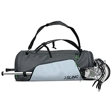 Lacrosse Bag Hybrid XL - Use as a Backpack or Duffel Bag, Holds 2 Sticks and All of Your Gear with a...