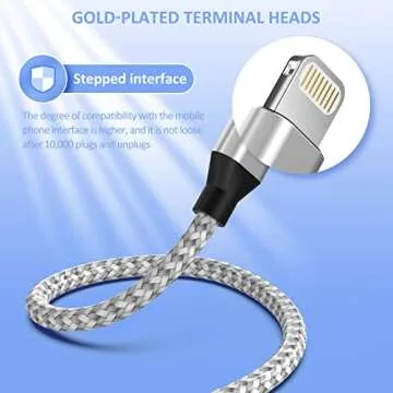 iPhone Charger [Apple MFi Certified] 6 Pack Fast Charging USB Lightning Cable (3/3/6/6/6/10 ft) Phone Chargers Cord for 14 Pro/13 mini/13/12/11 Pro MAX/XR/XS/8/7/Plus/6S/SE/iPad