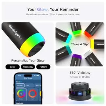 Hidrate Spark PRO Smart Water Bottle for Hydration Tracking