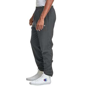 Champion Men's, MVP, Lightweight Woven, Moisture Wicking, Athletic Pants, 30.5", Stealth, Small