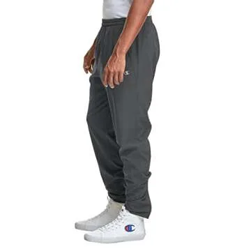 Champion Men's, MVP, Lightweight Woven, Moisture Wicking, Athletic Pants, 30.5", Stealth, Small