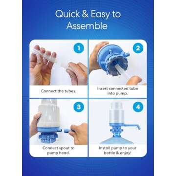 Brio-PU100 Manual Water Pump for 5-6 Gallon Bottles