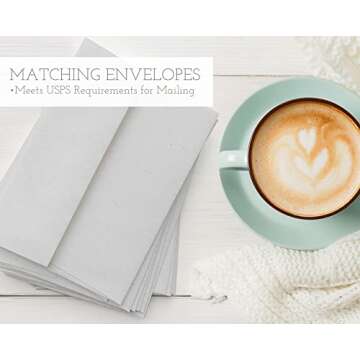 Patriotic American Greeting Cards Set - 24 Premium Note Cards