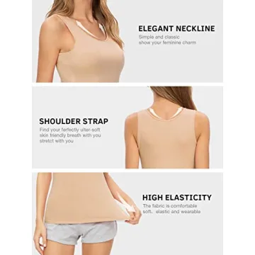 Air Curvey Tank Tops for Women - Soft and Comfortable