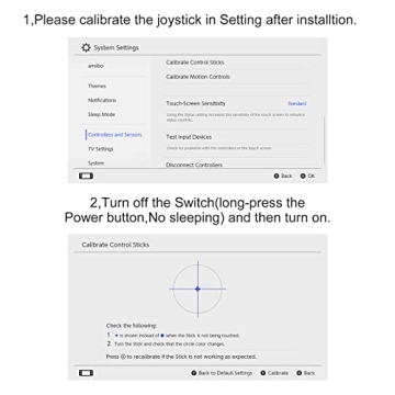 Gulikit Switch Joystick Replacement No Drift for Joycon