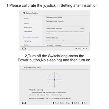Gulikit Switch Joystick Replacement No Drift for Joycon