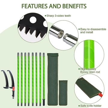 Sturdy 27 Feet Pole Saws for Easy Tree Trimming