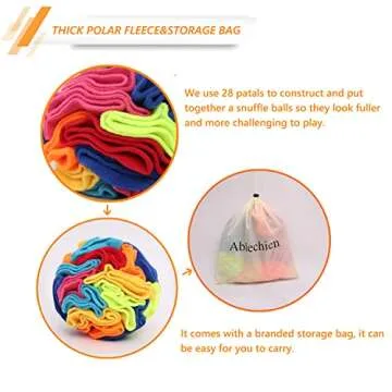 Ablechien Snuffle Ball Interactive Dog Puzzle Toy