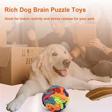 Ablechien Snuffle Ball Interactive Dog Puzzle Toy