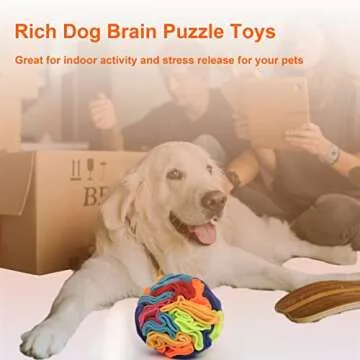 Ablechien Snuffle Ball Interactive Dog Puzzle Toy
