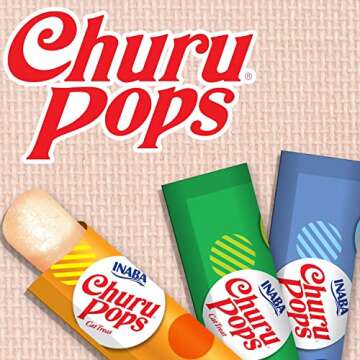 INABA Churu Pops 24 Tube Cat Treat Variety Pack