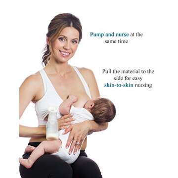 Essential Pump & Nurse Bra for Nursing and Pumping