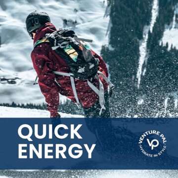 Venture Pal Chewable Electrolyte Tablets, Fast-Dissolve Sugar-Free Stick Salt Tablets - Variety Pack for Rapid Hydration, Outdoor Running, Hiking, Sports | Keto & Vegan Friendly | 80 Count (4 Pack)