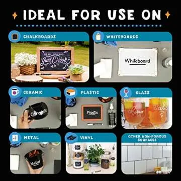 VersaChalk White Chalkboard Markers - Finely Designed for Art