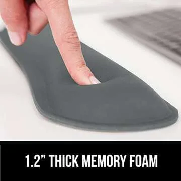 Ergonomic Gel Memory Foam Wrist Rest for Typing Comfort