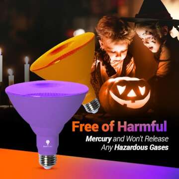 Bluex LED Purple Flood Light Bulbs - Dimmable & Energy Efficient