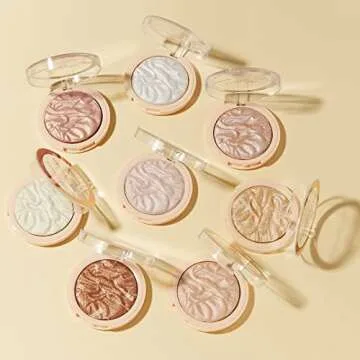 Revolution Beauty, Reloaded Pressed Powder Highlighter, Intensely Pigmented for a High Impact Dewy Finish, Just My Type, 0.22 Oz.