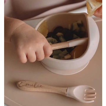 Personalized Baby Feeding Set - Safe 6pcs Silicone Set