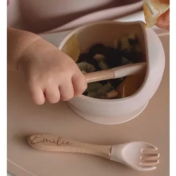 Personalized Baby Feeding Set - Safe 6pcs Silicone Set