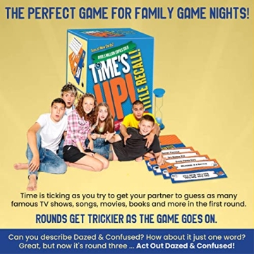 Time's Up - Title Recall Engaging Charades Card Game