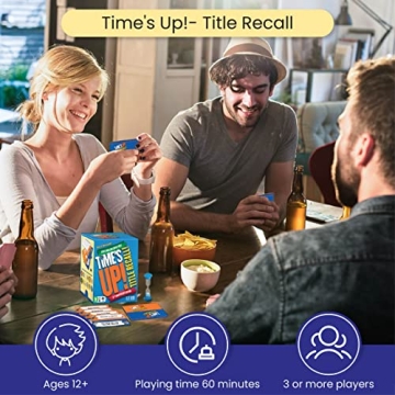 Time's Up - Title Recall Engaging Charades Card Game