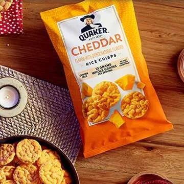 Quaker Rice Crisps Cheddar, 6.06 Oz
