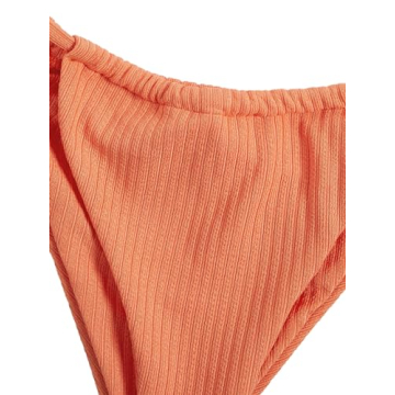 GORGLITTER Neon G String Thong Bikini Set for Women