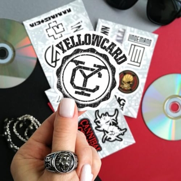 BulbaCraft Rock Band Stickers for Music Lovers and Gifts