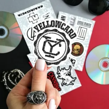 BulbaCraft Rock Band Stickers for Music Lovers and Gifts