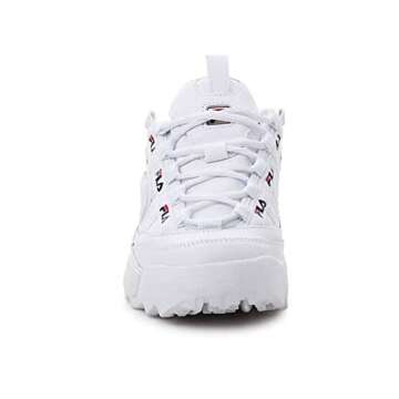 Fila Men's D-Formation Chunky Active Lace Top Round Toe Low Heel Fashion Casual Sneakers, White/Navy...