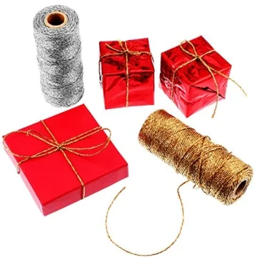 Pangda Metallic Twine for Holiday Gift Wrapping