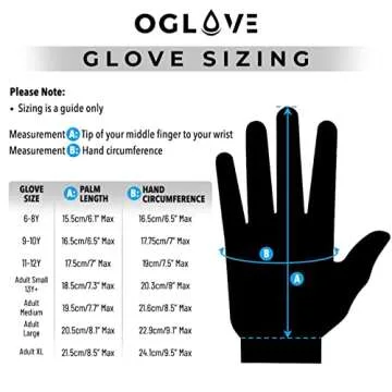 OGLOVE Kids Waterproof Winter Touchscreen Sports Gloves