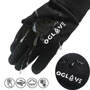 OGLOVE Kids Waterproof Winter Touchscreen Sports Gloves