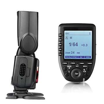 Godox TT685S TT Flash Speedlite for Sony Camera HSS 1/8000S & Godox Xpro-S 2.4G TTL Wireless Flash Trigger Transmitter Kit,Compatible for Sony DSLR Cameras a77II a7RII a7R a58 a99 ILCE6000L