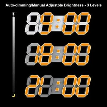 Deeyaple LED Digital Alarm Clock with Remote Control