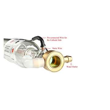 Mssoomm 60W Laser Tube Length 1000mm Dia 55mm with Metal Head for CO2 Laser Cutter and Engraver Machine
