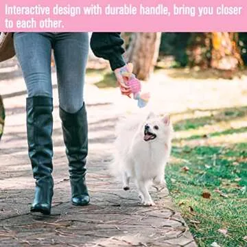 PUPTECK 5 Packs Cute Puppy Chew Toys for Small Dogs