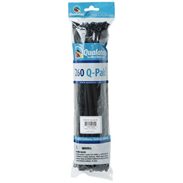 Qualatex 50 Biodegradable Latex Balloons - Onyx Black
