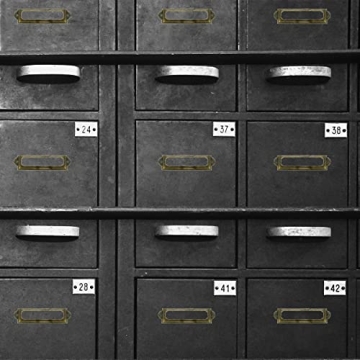 Antique Bronze Label Holders for Crafting and Organization