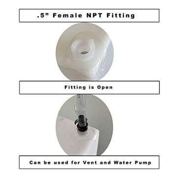 Class A Customs UM-1500 15 Gallon RV Water Holding Tank