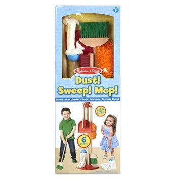 Melissa & Doug Dust Sweep Mop Set for Creative Play