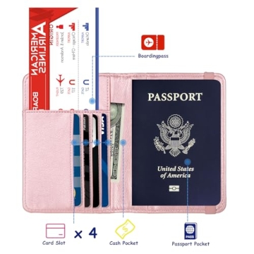 Stylish TOURSUIT RFID Passport Holder for Secure Travel