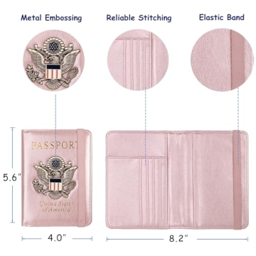Stylish TOURSUIT RFID Passport Holder for Secure Travel