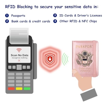 Stylish TOURSUIT RFID Passport Holder for Secure Travel