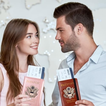 Stylish TOURSUIT RFID Passport Holder for Secure Travel