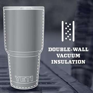 YETI Rambler 30 oz Tumbler, Stainless Steel, Vacuum Insulated with MagSlider Lid, Sharptail Taupe