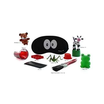 Passover Ten Plagues bag. 10 Plagues of Egypt kit for Seder Table fun & Decoration.