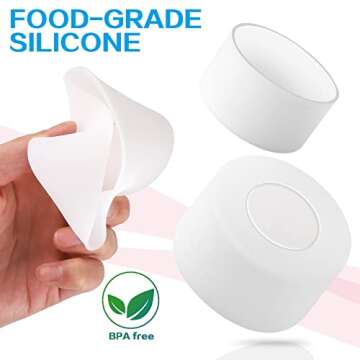 2Pcs Silicone Boot for Stanley 40 oz Quencher Adventure Tumbler and IceFlow Flip 30 oz 20 oz, Stanley Cup Accessories Protector Sleeve Bottom Cover Bumper for Stanley 40 oz with Handle